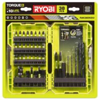 Ryobi RAK38DSDI2 Torque+ vegyes fúró- és bitkészlet, 38db