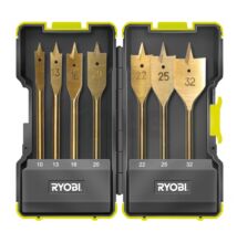 Ryobi RAK07SB lapos fúrószár készlet, 10-32mm, 7db