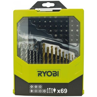 Ryobi RAK69MIX fúró- és bitkészlet, 69db